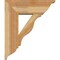 Ekena Millwork Funston Traditional Rough Sawn Bracket w/ Offset Brace, Western Red Cedar, 8"W x 22"D x 26"H BKT0806X22X26FST01RWR - alternate 4